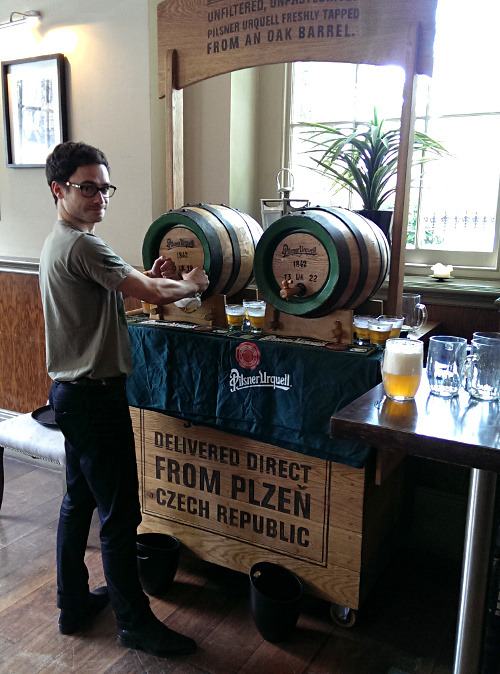 Pilsner Urquell Oak Barrel Event