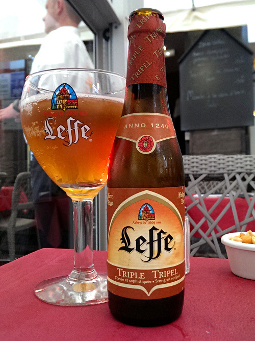 Leffe Triple at Café Leffe, Lille