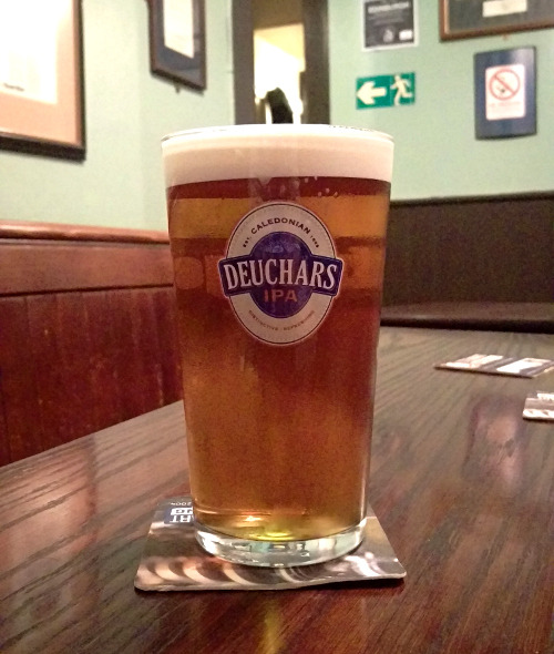 Caledonian Deuchars IPA at the Oxford Bar, Edinburgh